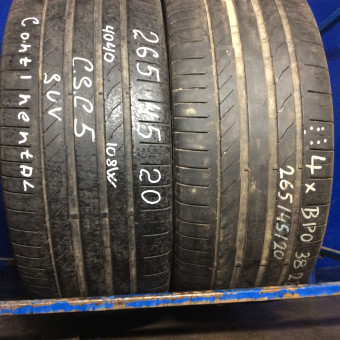 Tires Continental 265/45/20