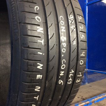 Tires Continental 225/40/18