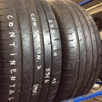 Tires Continental 235/40/18